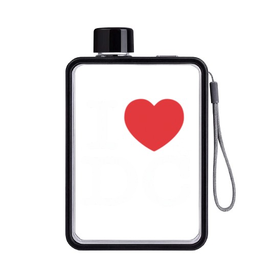 I Heart Dc Love District Of Columbia Flat Water Bottles Flat Water Bottles S