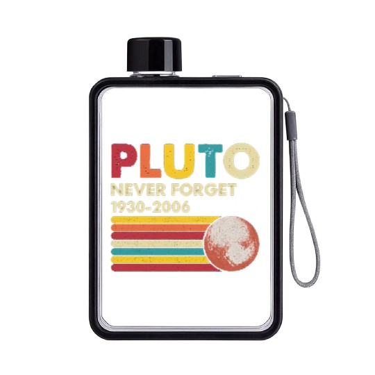 Pluto Never Forget 1930 2006 Flat Water Bottles