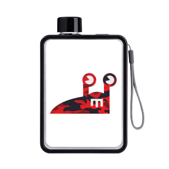 Youth Fashion Wild Slogoman Green Flat Water Bottles