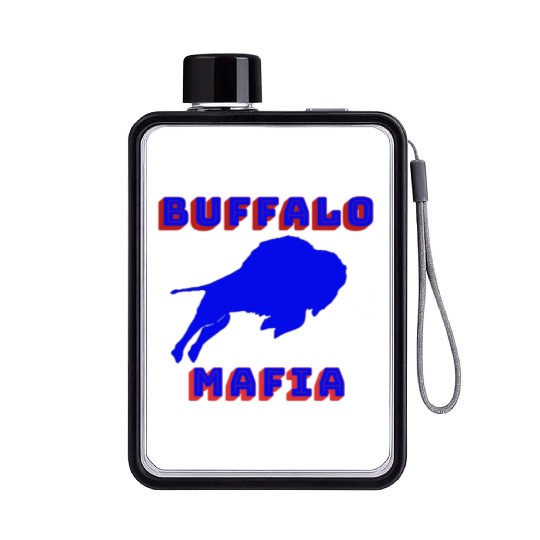 Bills Mafia Flat Water Bottles Makes A Great Gift For Buffalo Spo