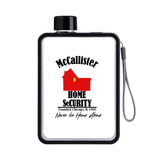 McCallister Home Security - Home Alone Gift Flat Water Bottles
