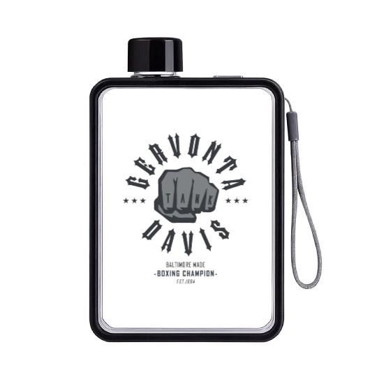 Boxing Champ Gervonta Davis Flat Water Bottles