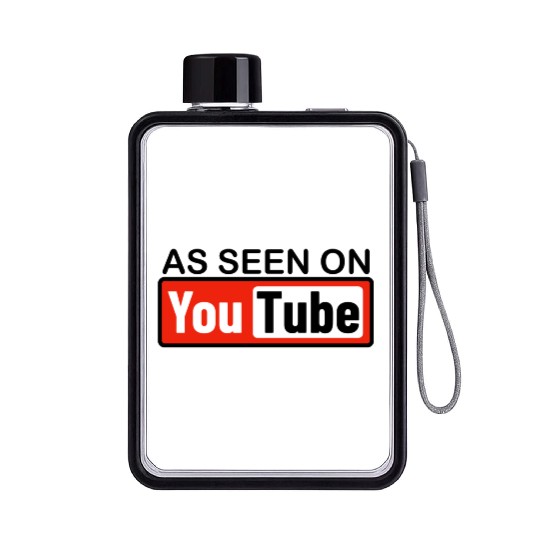 AS SEEN ON YouTube Flat Water Bottles