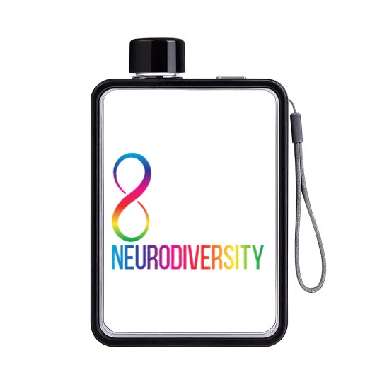 Recognize Normalize Embrace Neurodiversity Autism Flat Water Bottles