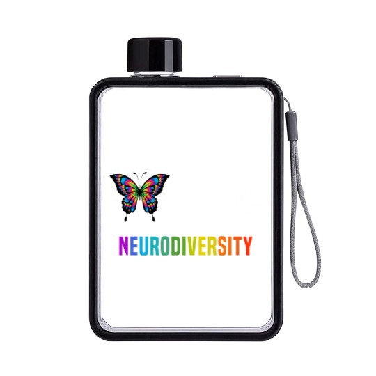 Recognize Embrace Neurodiversity Flat Water Bottles
