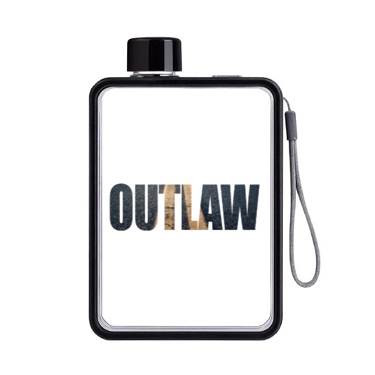 Outlaw Race Street Racing Drag Strip birthday chri Flat Water Bottles