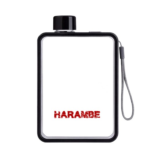 Harambe Flat Water Bottles