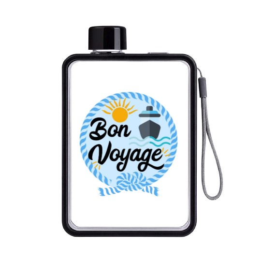 Bon Voyage Flat Water Bottles