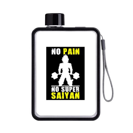 Anime Gym demon Flat Water Bottles