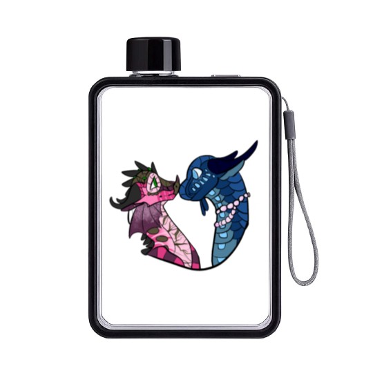 Wings Of Fire Flat Water Bottles