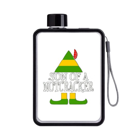Son of a nutcracker Flat Water Bottles