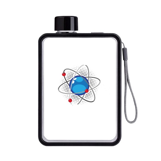 Funny Science Experiement Biology Scientist Flat Water Bottles