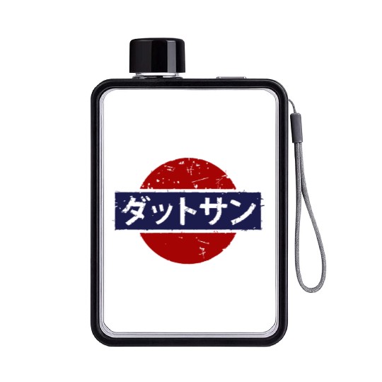 Datsun Vintage Japanese Car Flat Water Bottles