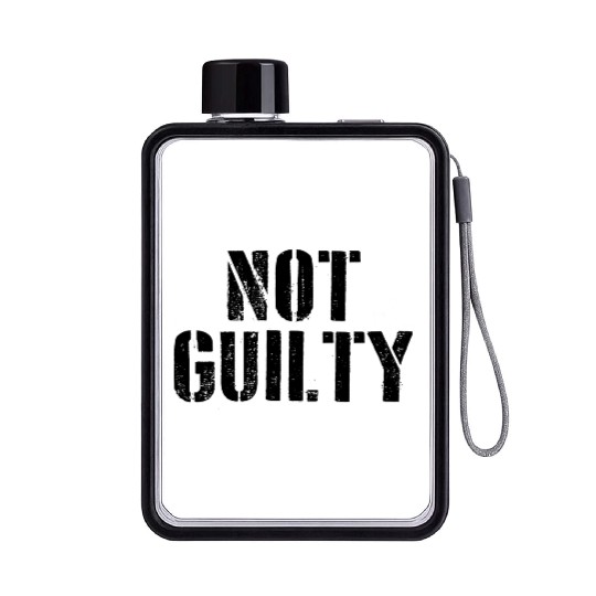 Not Guilty Flat Water Bottles