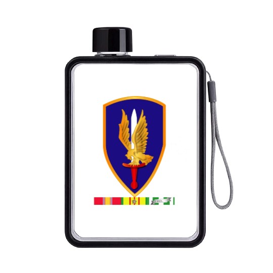 Army 1st Aviation Brigade Vietnam w SVC wo Txt Flat Water Bottles