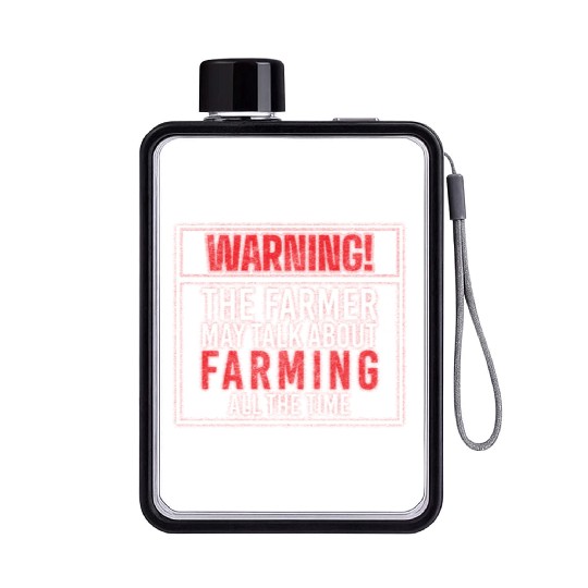 Agriculture Career Pigs Rural Youth Flat Water Bottles