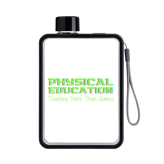 Physical Education Phys Ed Teacher Flat Water Bottles