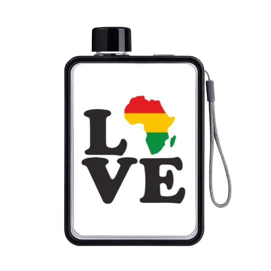 Juneteenth Day 1865, Freedom Day America African Flat Water Bottles