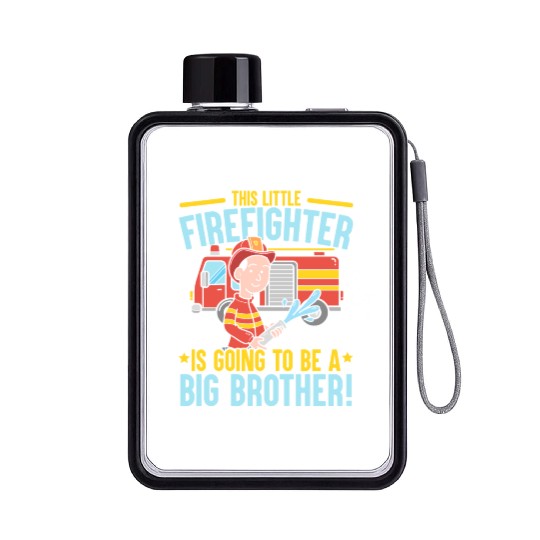 Firefighting Fireman Firefighter Fire Firewoman Flat Water Bottles
