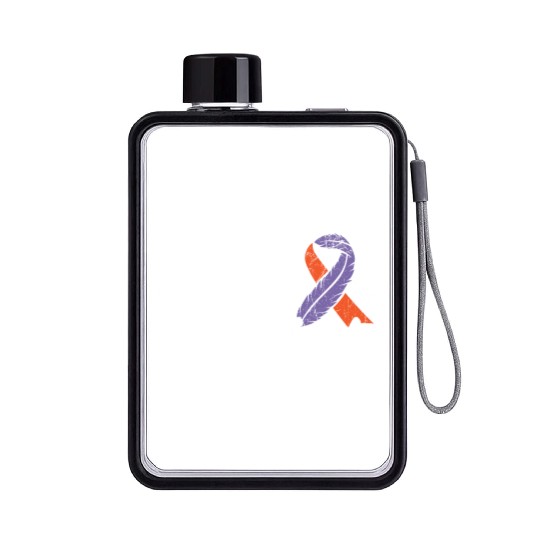 Beat Psoriasis Skin Disease Psoriasis Awareness Flat Water Bottles