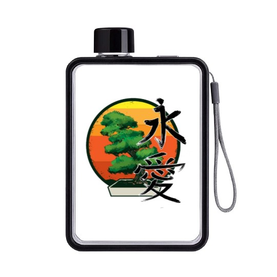 Dinosaur Velociraptor Raptor Prehistoric Dino Flat Water Bottles