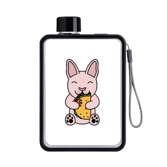 Sphynx Cat Taco Lover Flat Water Bottles
