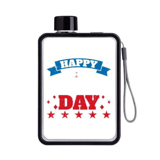 Columbus Day Italian Pride Flat Water Bottles