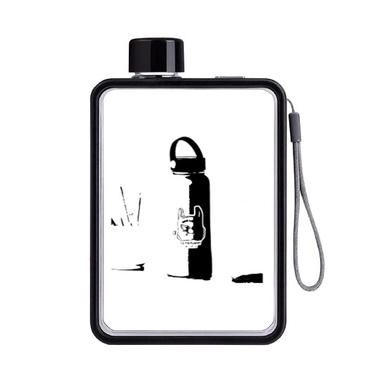 Axolotl Save Flat Water Bottles