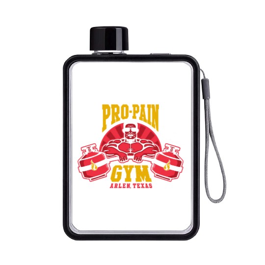Propane Fitness Gym Flat Water Bottles