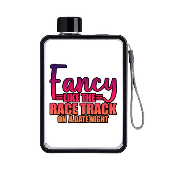 Fancy Like The Race Track On A Date Night 3 Flat Water Bottles