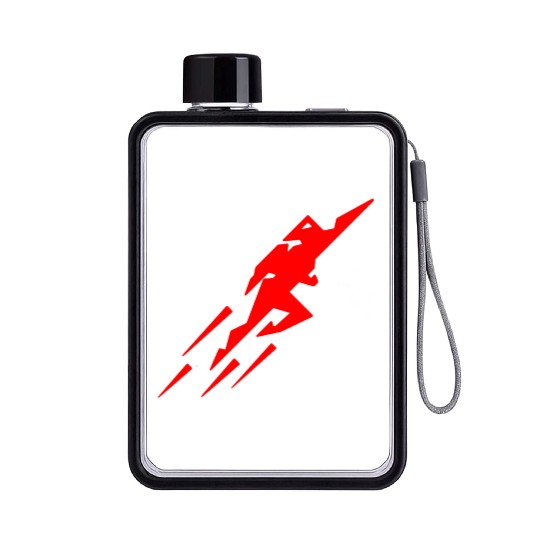 Rocket Man Flat Water Bottles