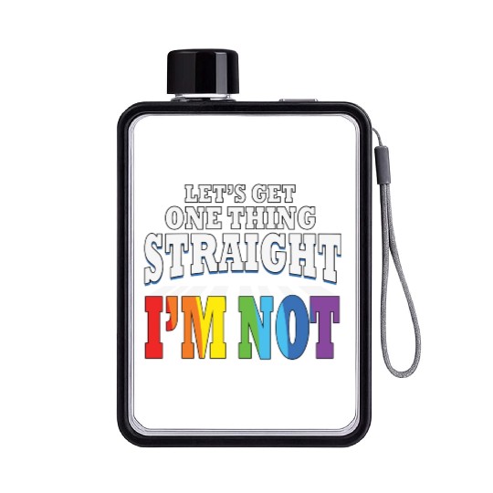 LBGT Flag Gay Pride Human Flat Water Bottles