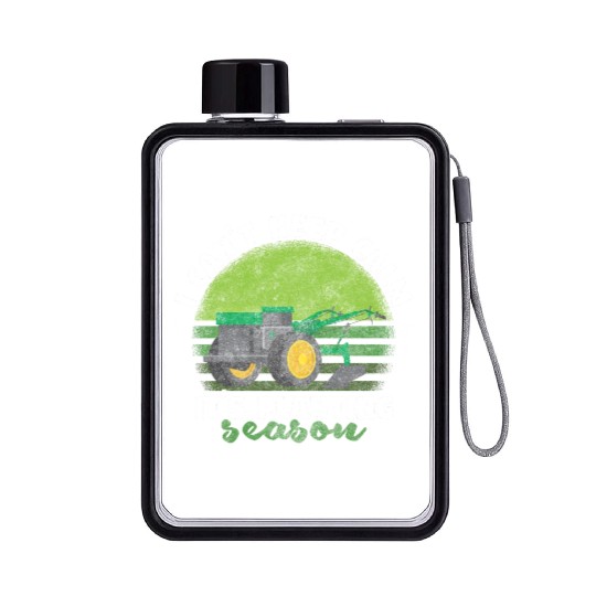 Agriculture Farm Hero Flat Water Bottles