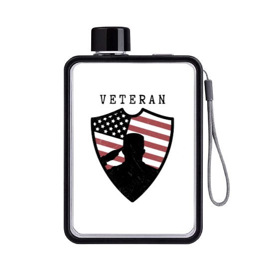 Veteran Flat Water Bottles