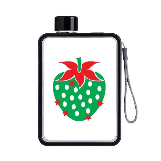 Wild Berry Design Flat Water Bottles