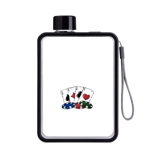Gambling Boss Casino Poker Gaming Place Poker Flat Water Bottles