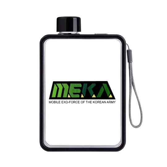 meka mobile exo force of the korean army Flat Water Bottles
