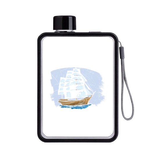 Discover The New World Columbus Day Navigator Flat Water Bottles