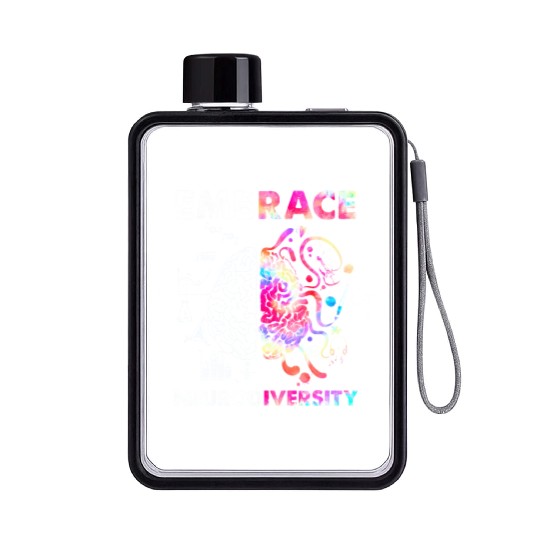 Embrace Neurodiversity Autism Awareness Flat Water Bottles