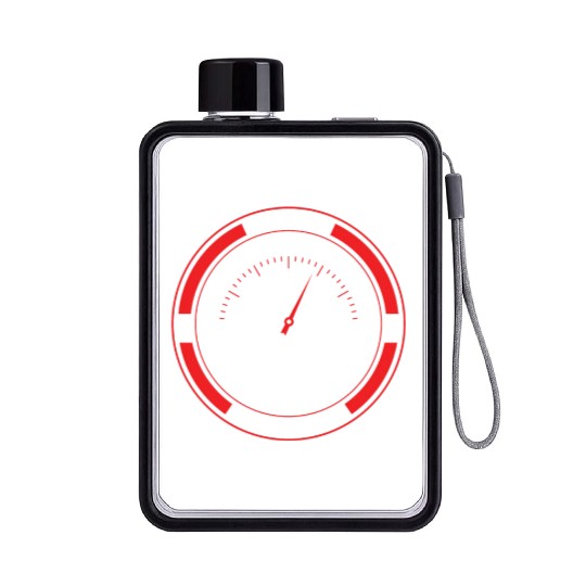 Daddy Pit Crew Flat Water Bottles, Father's Day Gift Race Day