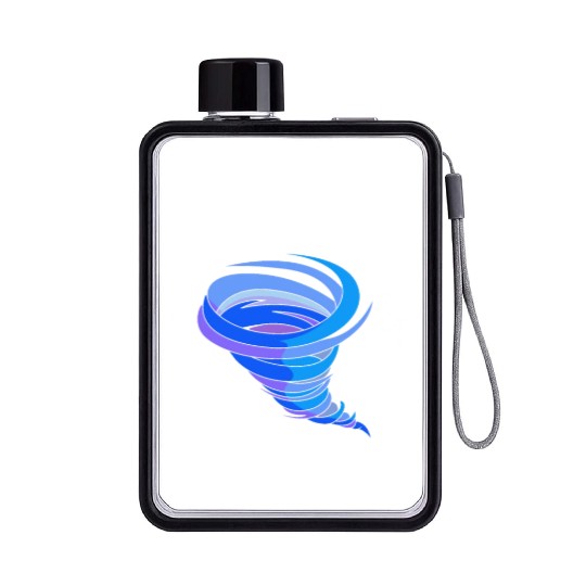 Eightnado Bday Party 8th Birthday Tornado Flat Water Bottles