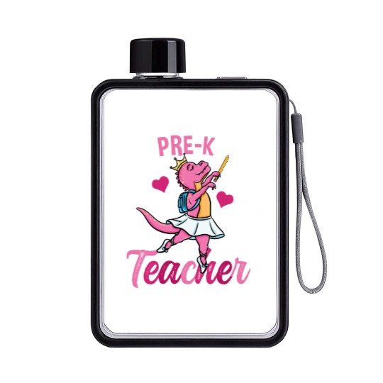 Pre-K Teacher Ballet Back To School Girls Flat Water Bottles
