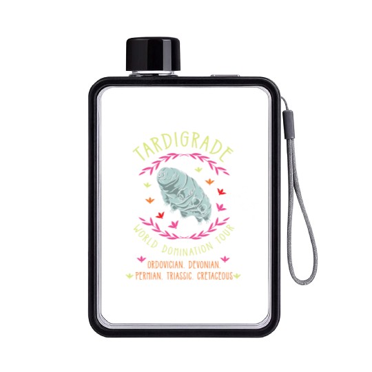 Tardigrade World Domination Tour for Tardigrade Flat Water Bottles