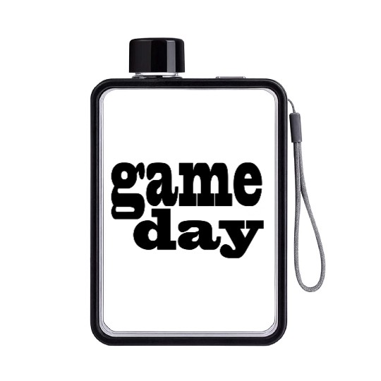 Game Day Flat Water Bottles