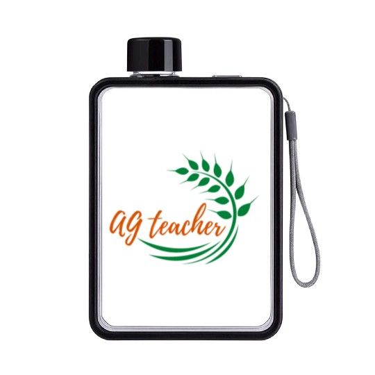 Cool AG Agriculture Teacher Flat Water Bottles & Gifts