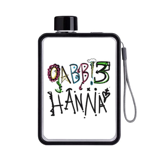 Gabbie Hanna Flat Water Bottles
