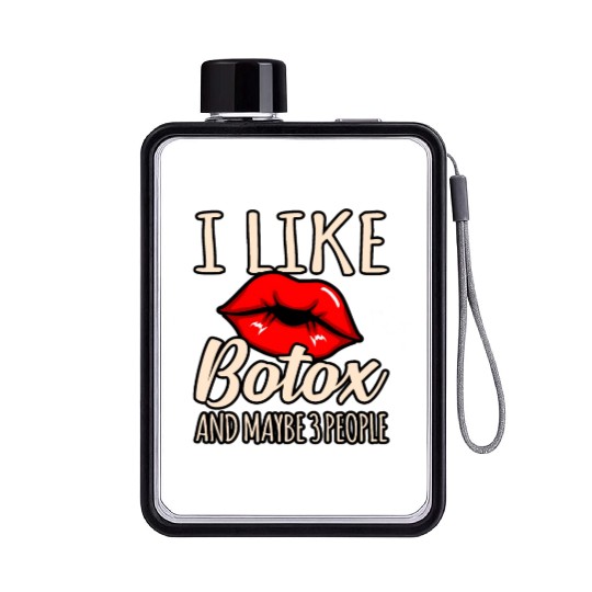 Aesthetic Nurse Botox Injector Gift Flat Water Bottles