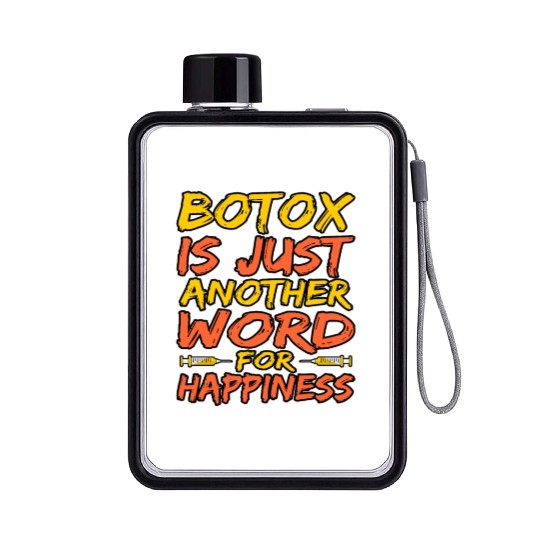 Aesthetic Nurse Botox Injector Gift Flat Water Bottles