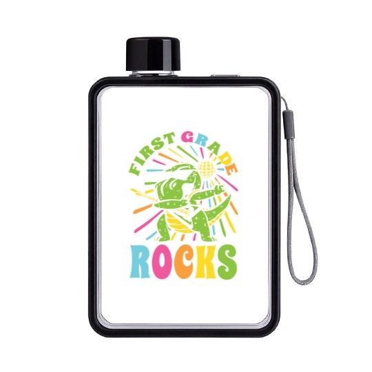 First Grader Awesome Back To School Lifestyle Gift Flat Water Bottles