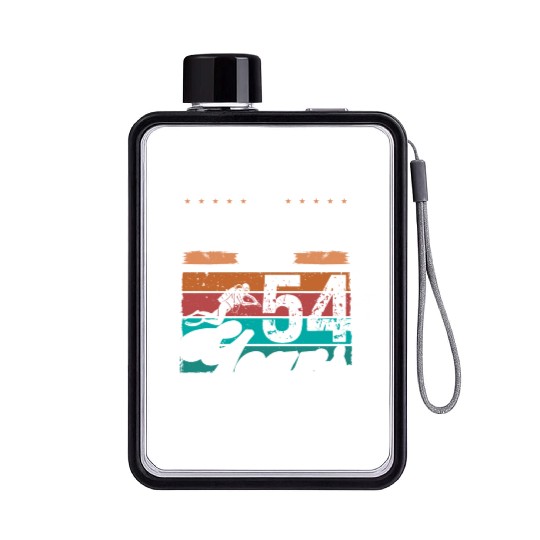 72 Birthday Idea Scuba Diving 72 Year Old Diver Flat Water Bottles